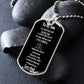 To My Son Dog Tag