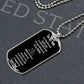 To My Son Dog Tag