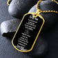 To My Son Dog Tag